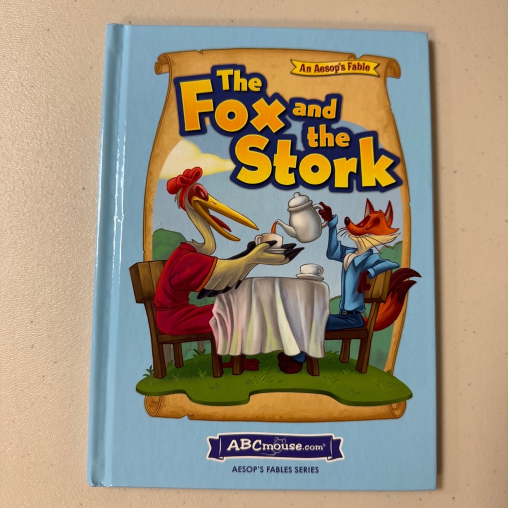 ABC Mouse Fox and the Stork Hardcover Book Children’s Educational Reader Summer
